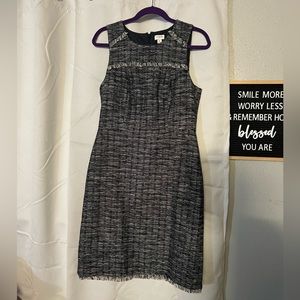 J. Crew Tweed Midi Dress